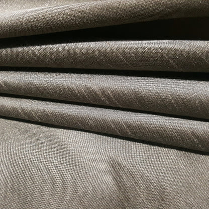 GRAY TAUPE FAUX SILK DUPIONI