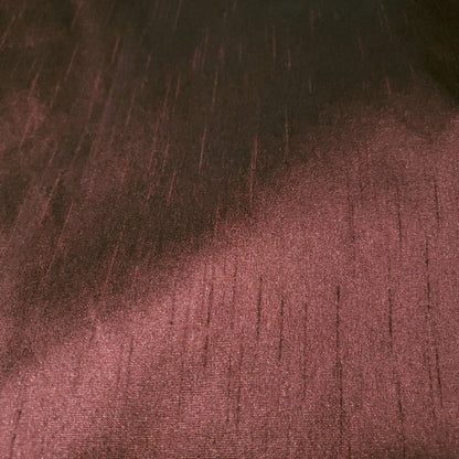 RED MAROON BURGUNDY FAUX SILK DUPIONI