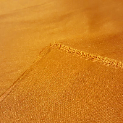 ORANGE PUMPKIN FAUX SILK DUPIONI