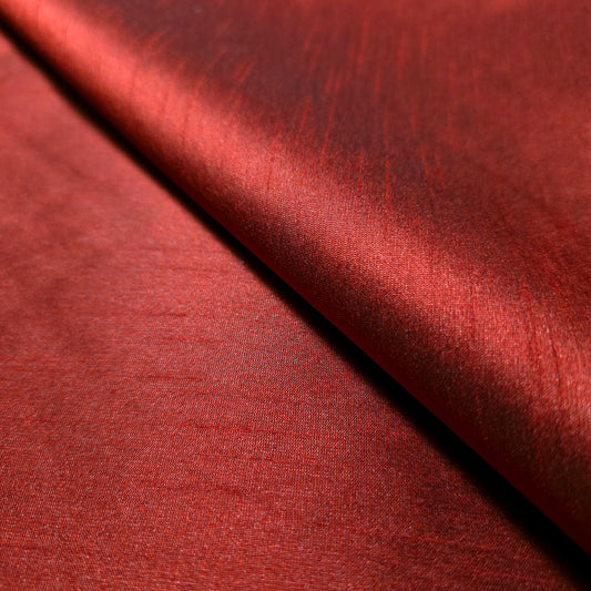 RED BURGUNDY LAMBRUSCO FAUX SILK DUPIONI 58"