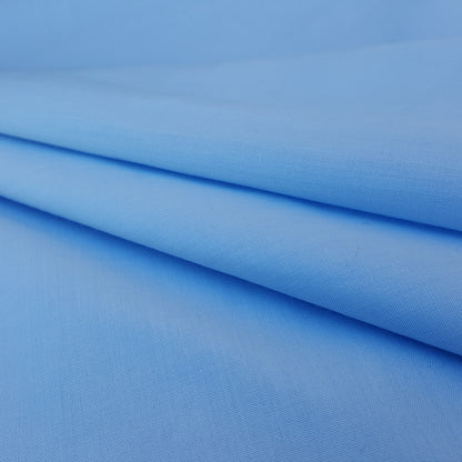 COTTON BLEND BROADCLOTH BLUE DOWNEY