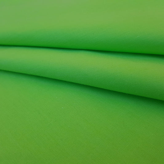 COTTON BLEND BROADCLOTH GREEN LIME