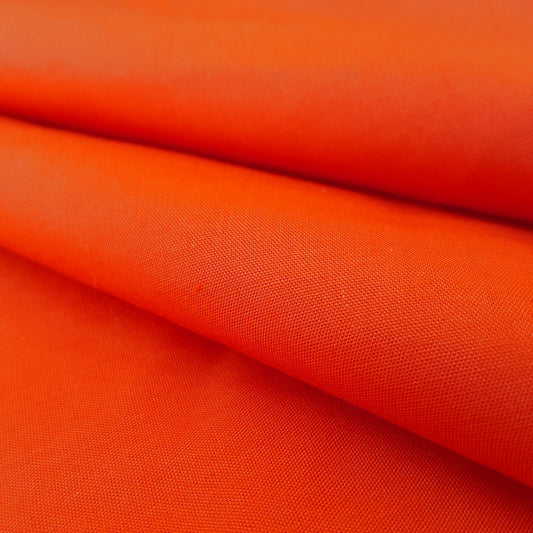 COTTON BLEND BROADCLOTH ORANGE