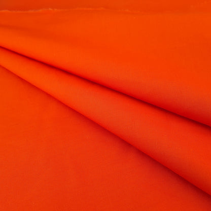 COTTON BLEND BROADCLOTH ORANGE