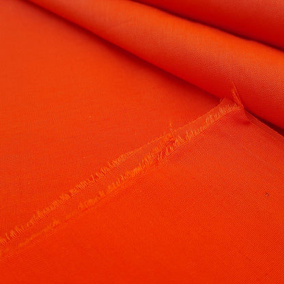 COTTON BLEND BROADCLOTH ORANGE