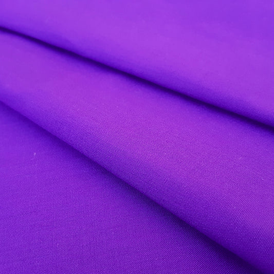 COTTON BLEND BROADCLOTH PURPLE