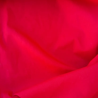 COTTON BLEND BROADCLOTH RED