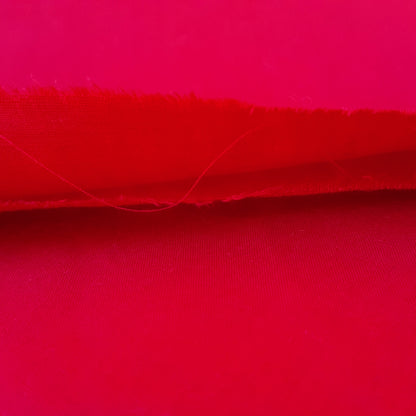 COTTON BLEND BROADCLOTH RED