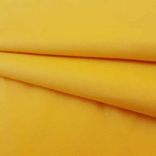 COTTON BLEND BROADCLOTH YELLOW