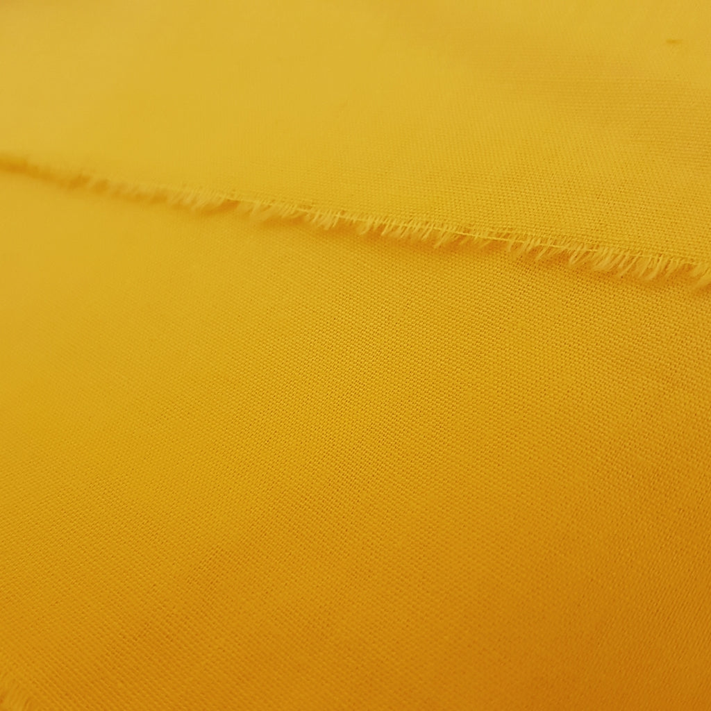 COTTON BLEND BROADCLOTH YELLOW