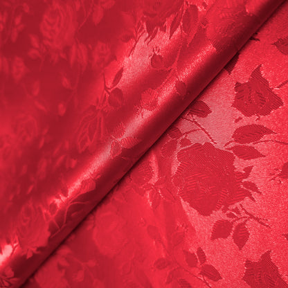 EMPRESS ROSE RED BROCADE