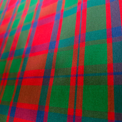 CHRISTMAS RIBBON PLAID TAFFETA