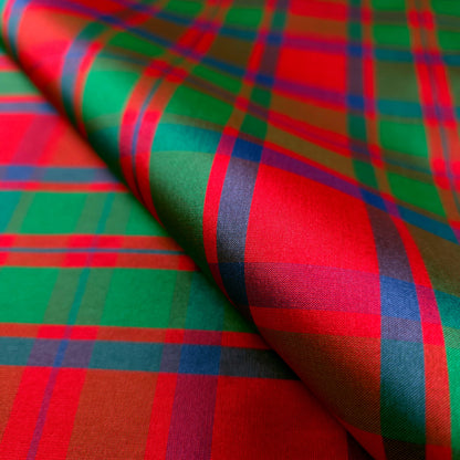 CHRISTMAS RIBBON PLAID TAFFETA
