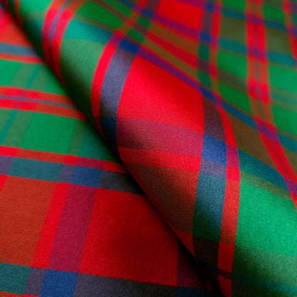 CHRISTMAS RIBBON PLAID TAFFETA