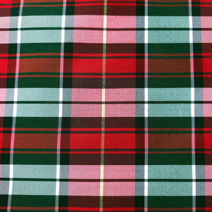 CLASSIC SANTA TARTAN PLAID TAFFETA