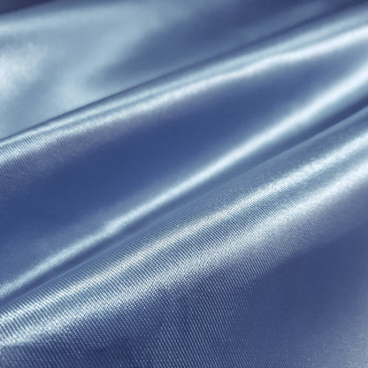 MEDIUM PLAIN SATIN GLOSSY BLUE ICE