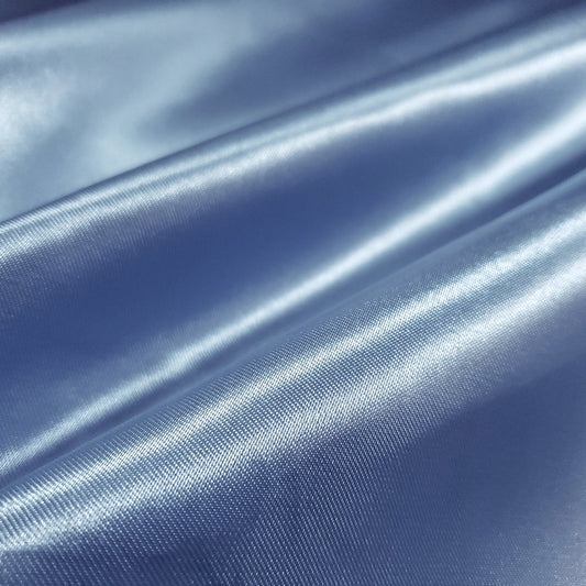 MEDIUM PLAIN SATIN GLOSSY BLUE ICE