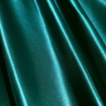 MEDIUM PLAIN SATIN GLOSSY GREEN HUNTER