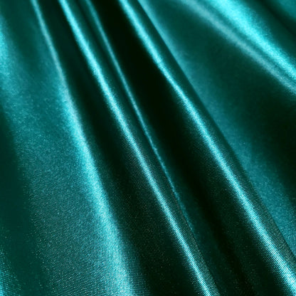 MEDIUM PLAIN SATIN GLOSSY GREEN HUNTER