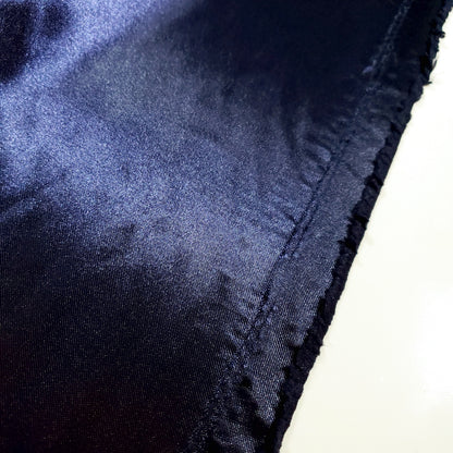 MEDIUM PLAIN SATIN GLOSSY BLUE NAVY