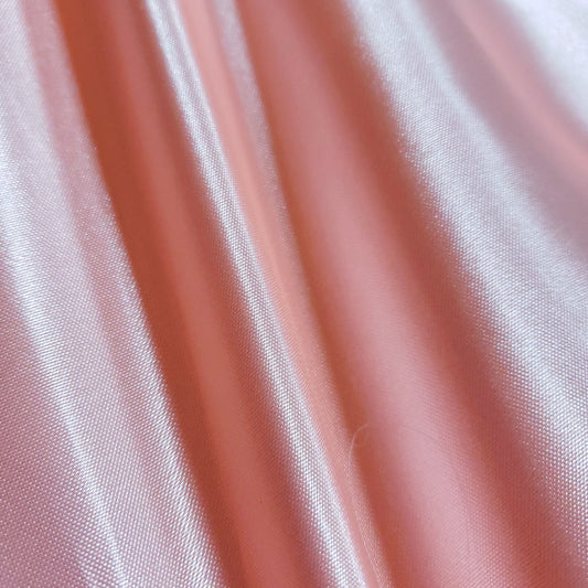 MEDIUM PLAIN SATIN GLOSSY ORANGE PEACH