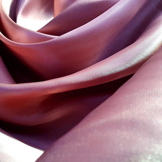 MEDIUM PLAIN SATIN GLOSSY PINK ROSE