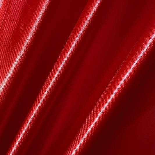 MEDIUM PLAIN SATIN GLOSSY RED