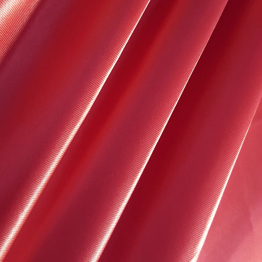 MEDIUM PLAIN SATIN GLOSSY PINK CORAL