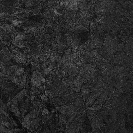 CRUSHED UPHOLSTERY VELVET BLACK