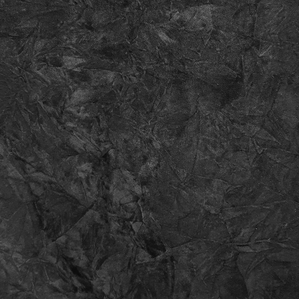 CRUSHED UPHOLSTERY VELVET BLACK
