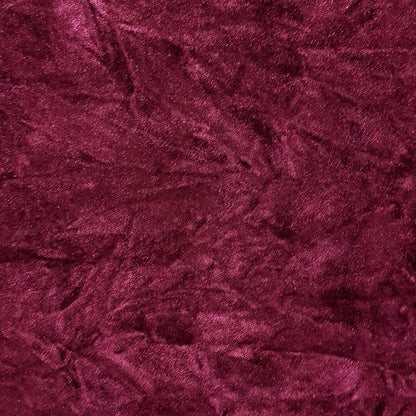 CRUSHED UPHOLSTERY VELVET BURGUNDY