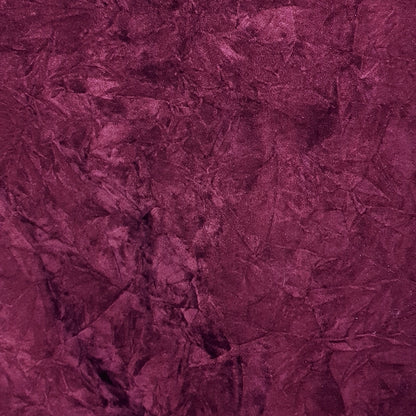 CRUSHED UPHOLSTERY VELVET BURGUNDY
