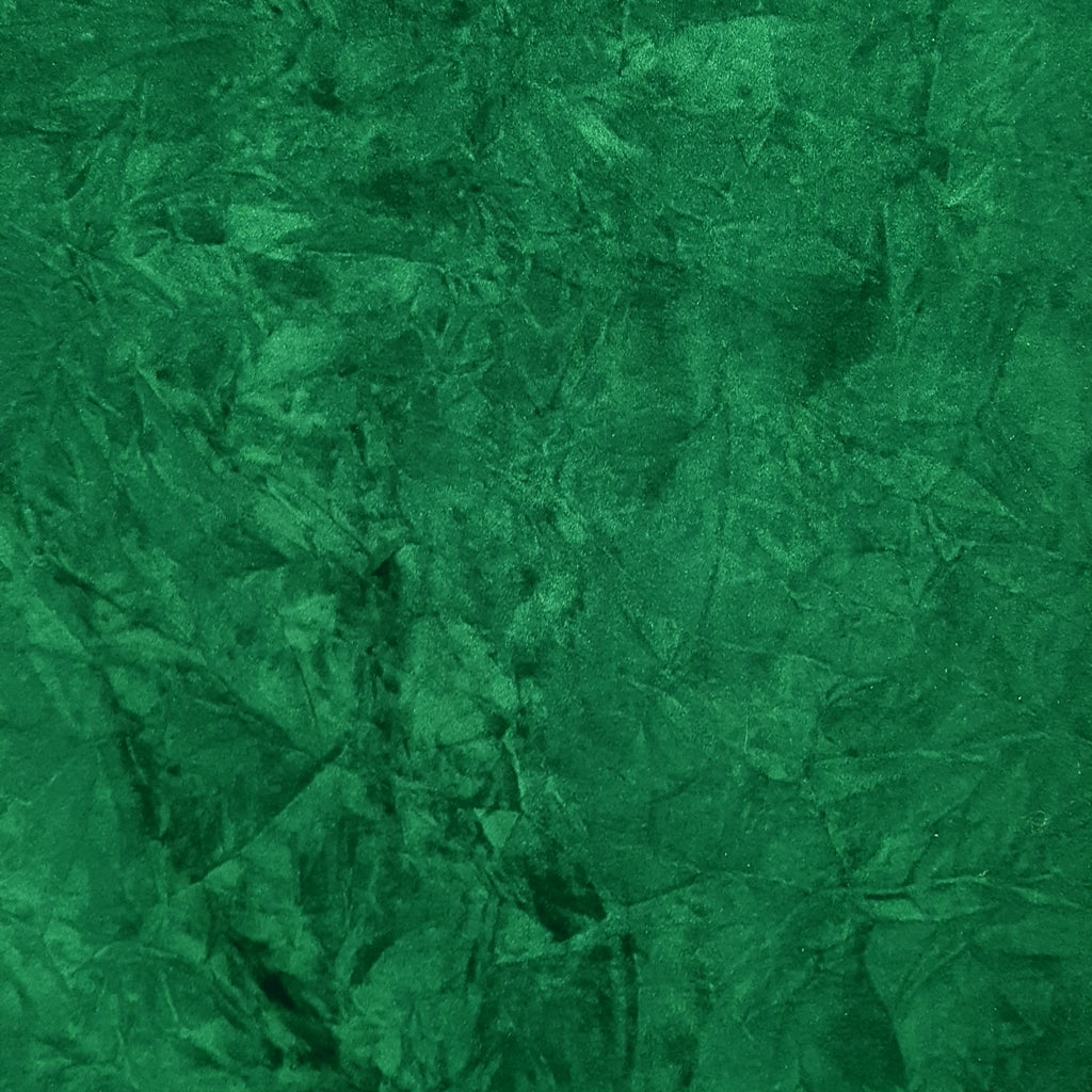 CRUSHED UPHOLSTERY VELVET GREEN