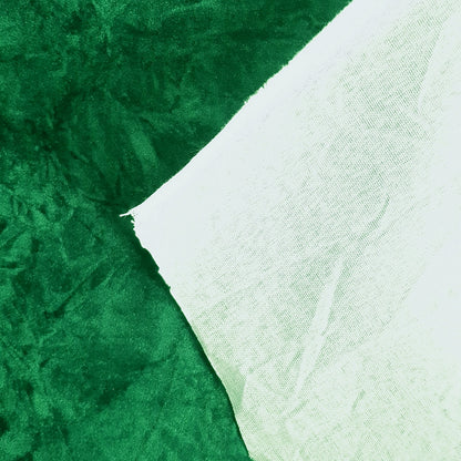CRUSHED UPHOLSTERY VELVET GREEN
