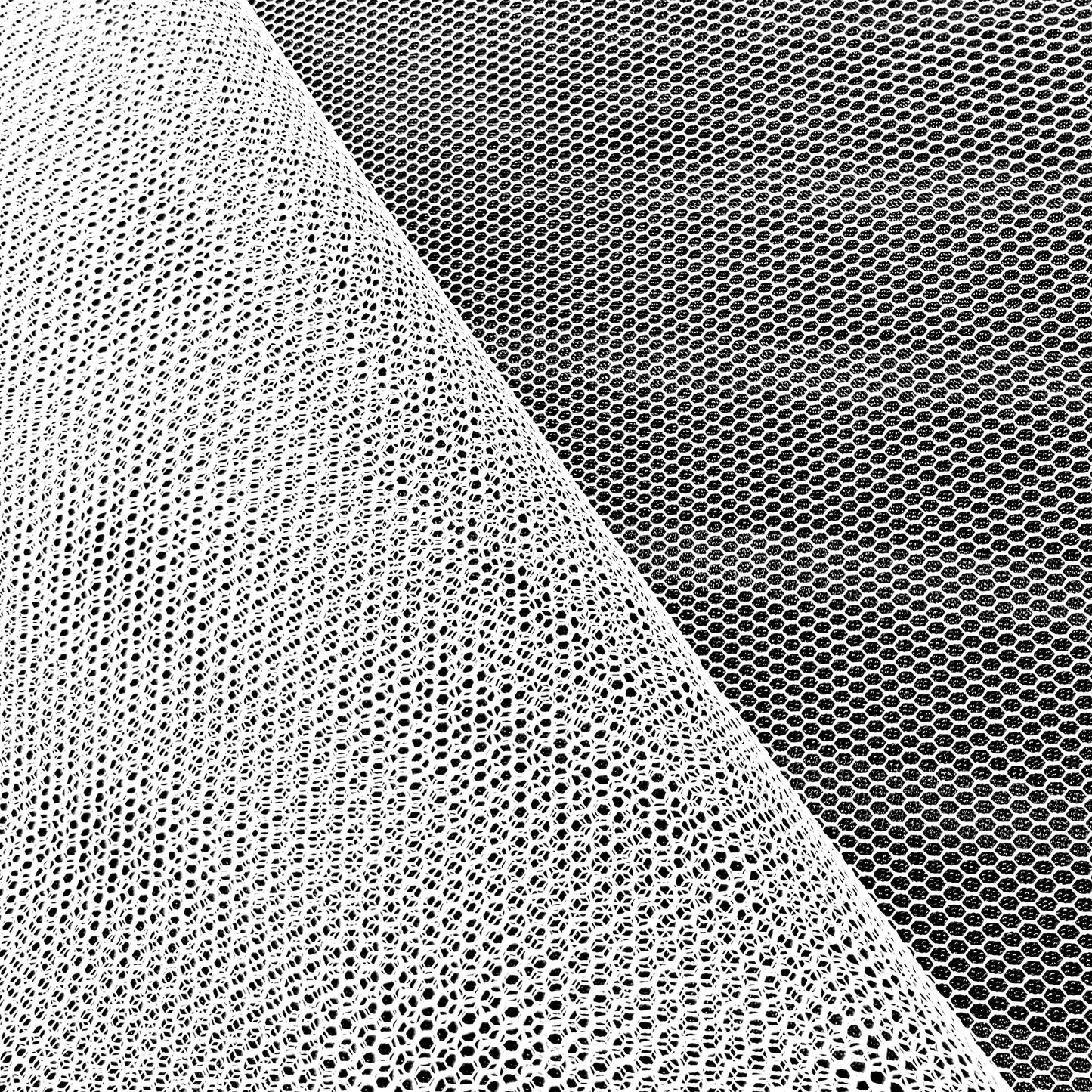 WHITE STIFF HARD NET