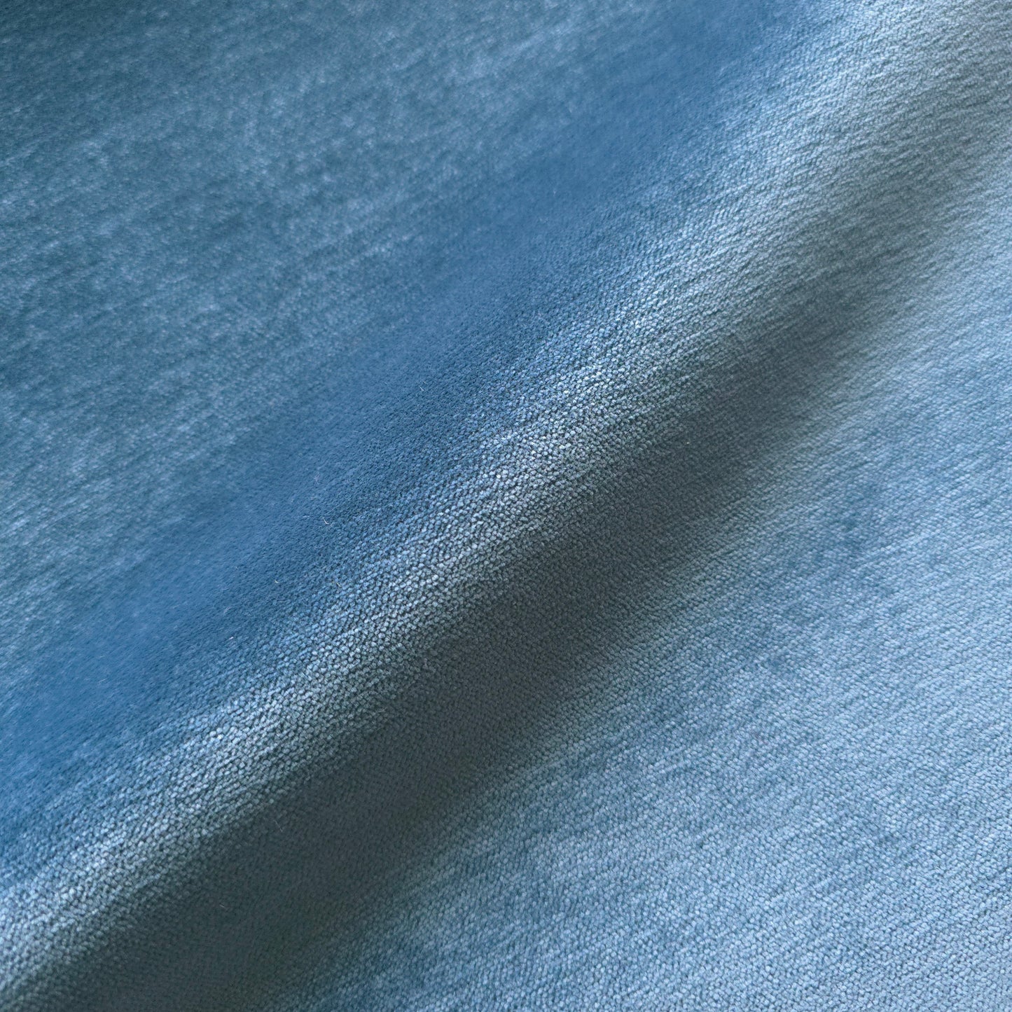 COPEN BLUE MARBLED UPHOLSTERY VELVET FABRIC