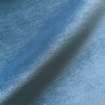COPEN BLUE MARBLED UPHOLSTERY VELVET FABRIC