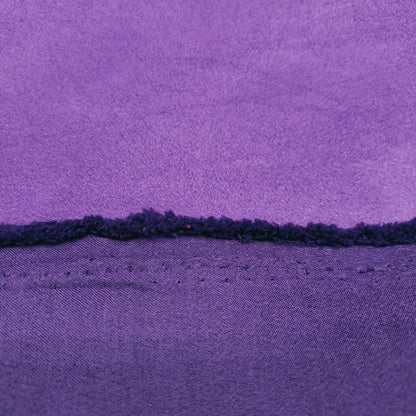 BRUSHED SUEDE UPHOLSTERY FABRIC PURPLE