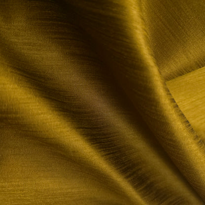 ELECTRUM BRASS GOLD TAJ DUPIONI FAUX SILK FABRIC
