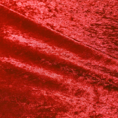 ICE CRUSH VELOUR STRETCH VELVET RED
