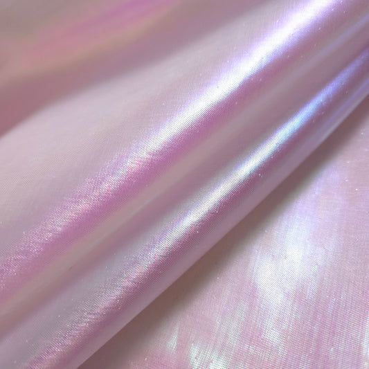 PNK PEARLESCENT PINK BUBBLE SURFACE METALLIC LAME