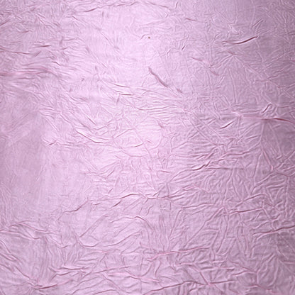 PINK CRINKLE DULL SATIN FABRIC