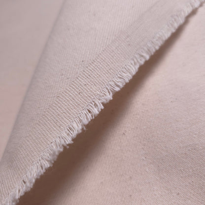 NATURAL UNPRIMED COTTON CANVAS DRAPERY FABRIC
