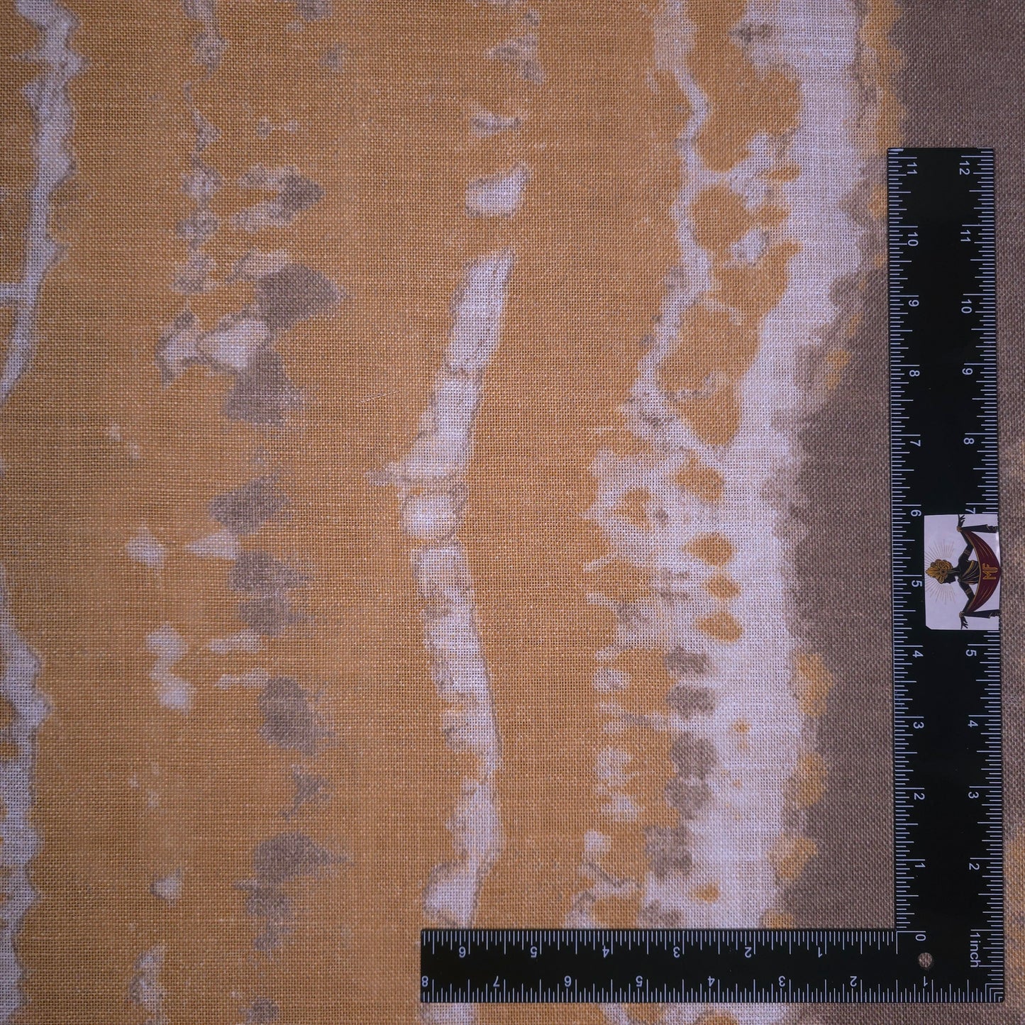 SANDSTONE STRIPE FAUX LINEN DRAPERY FABRIC