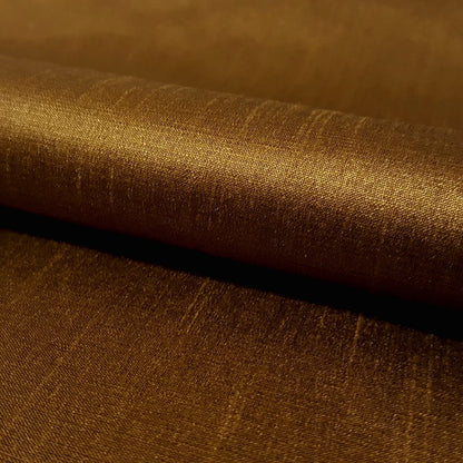 GOLD ANTIQUE BRASS FAUX SILK DUPIONI