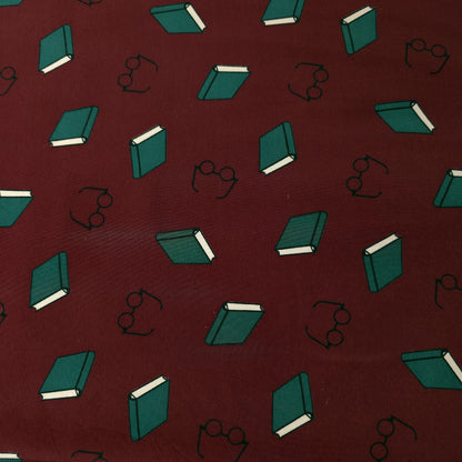 BOOKS AND GLASSES LIBRARY MICROFIBER