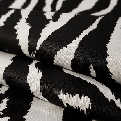 ANIMAL PRINT ZEBRA POLYCOTTON