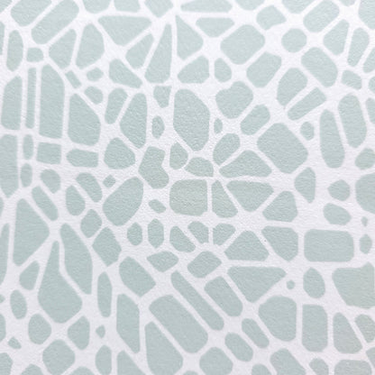 MINT GREEN COMMERCIAL HEAVY DUTY GEOMETRIC VINYL UPHOLSTERY FABRIC