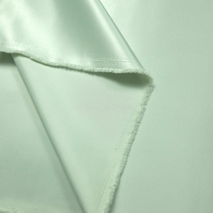 PISTACHIO MINT GREEN PEAU DE SOIE PORCELAIN DULL SATIN FABRIC