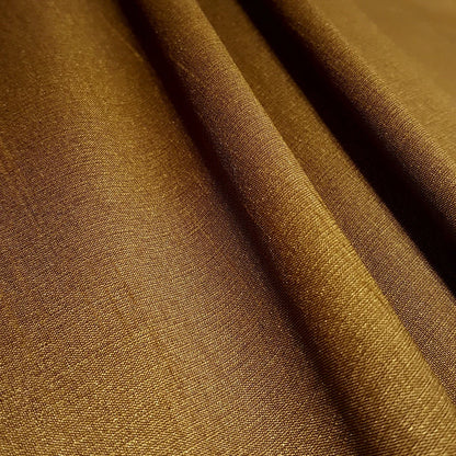 GOLD ANTIQUE BRASS FAUX SILK DUPIONI